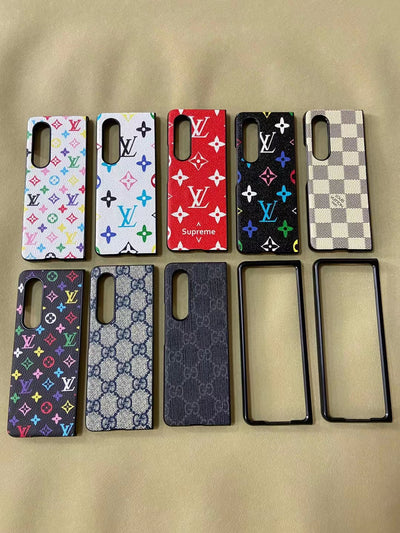 GG & LV SUP Luxury Phone Case for Samsung Galaxy Z Flip and Z Fold