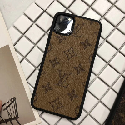 LV Supreme Burberry Designer iPhone Case from the side