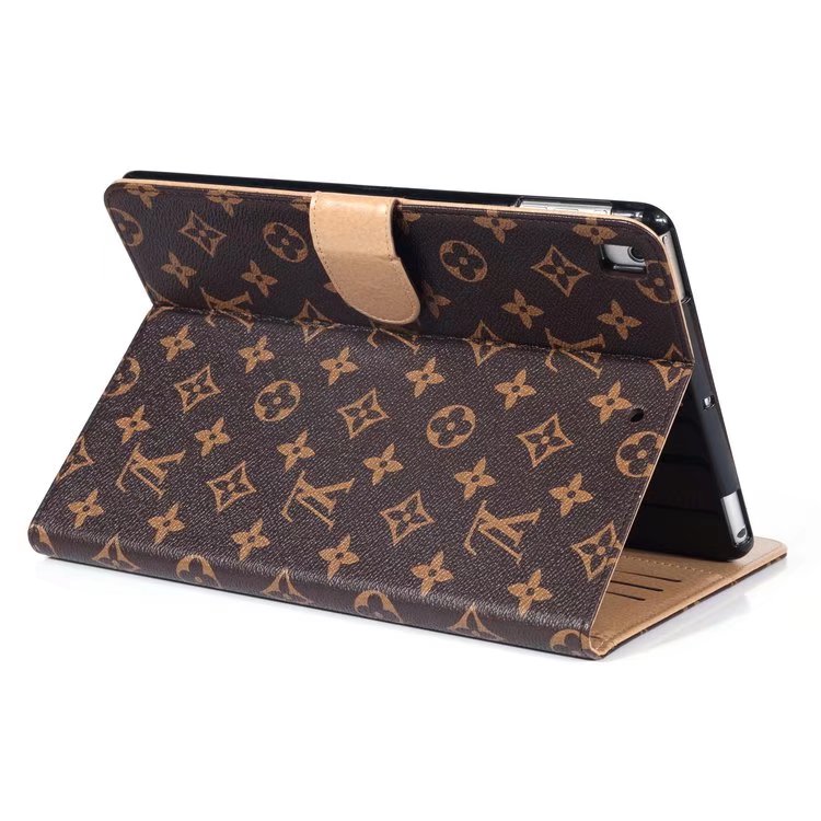 Trendy Luxury LV Monogram iPad Case with Card Holder