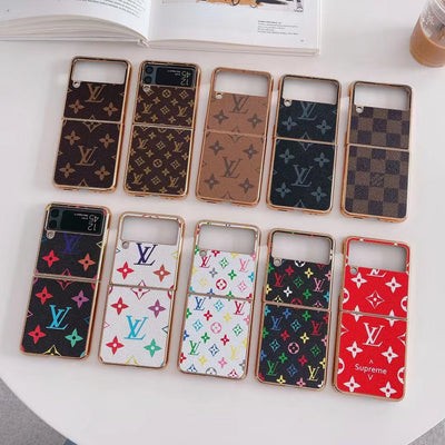 LV & GG Luxury Phone Case on Samsung Galaxy Z Flip