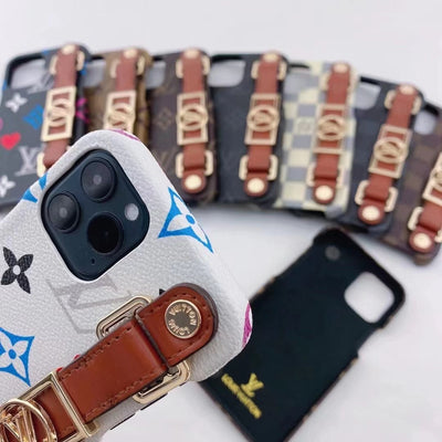 LV branded iPhone case in luxurious design