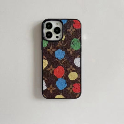 LV iPhone Case - Colorful Pattern Detail