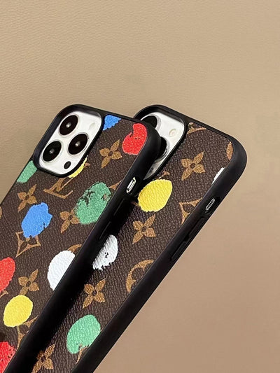 LV iPhone Case - Colorful Pattern Detail