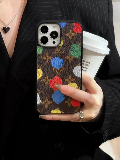 Colorful LV iPhone Cover - Stylish Protectio