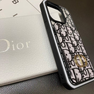 Dior Brand iPhone Case with Functional Card Holder