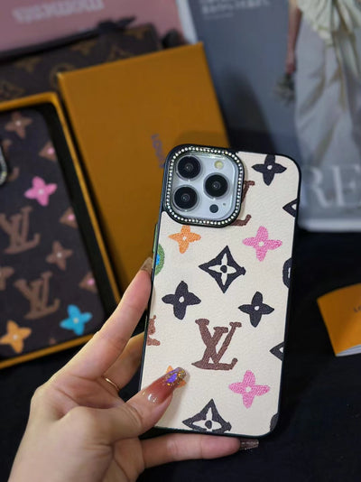 Premium LV Monogram iPhone Case providing stylish protection for your device