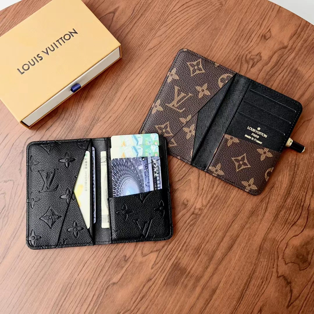 Elegant LV Checkered & Monogram Wallets