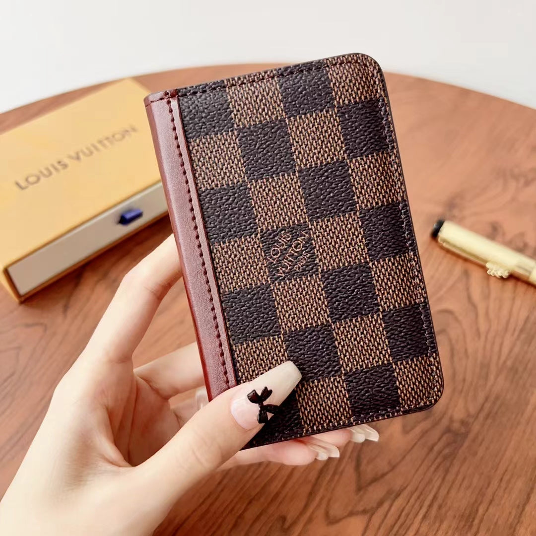 Elegant LV Checkered & Monogram Wallets