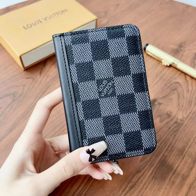 Elegant LV Checkered & Monogram Wallets