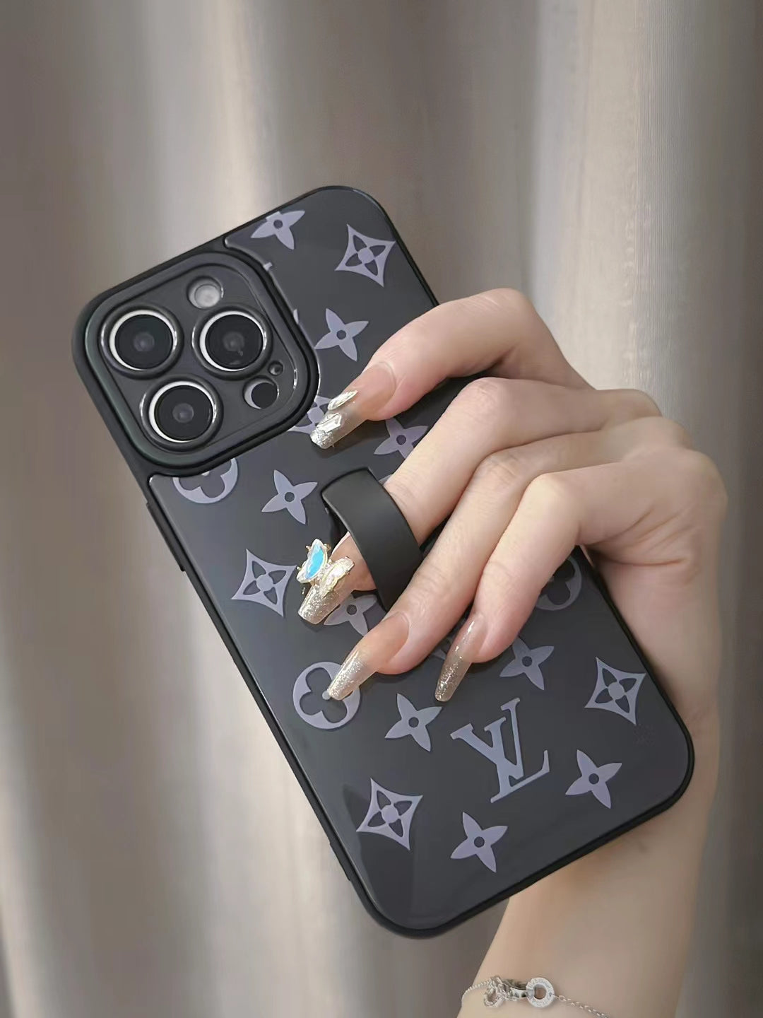 Chic LV-Inspired Color Monogram iPhone Case Collection