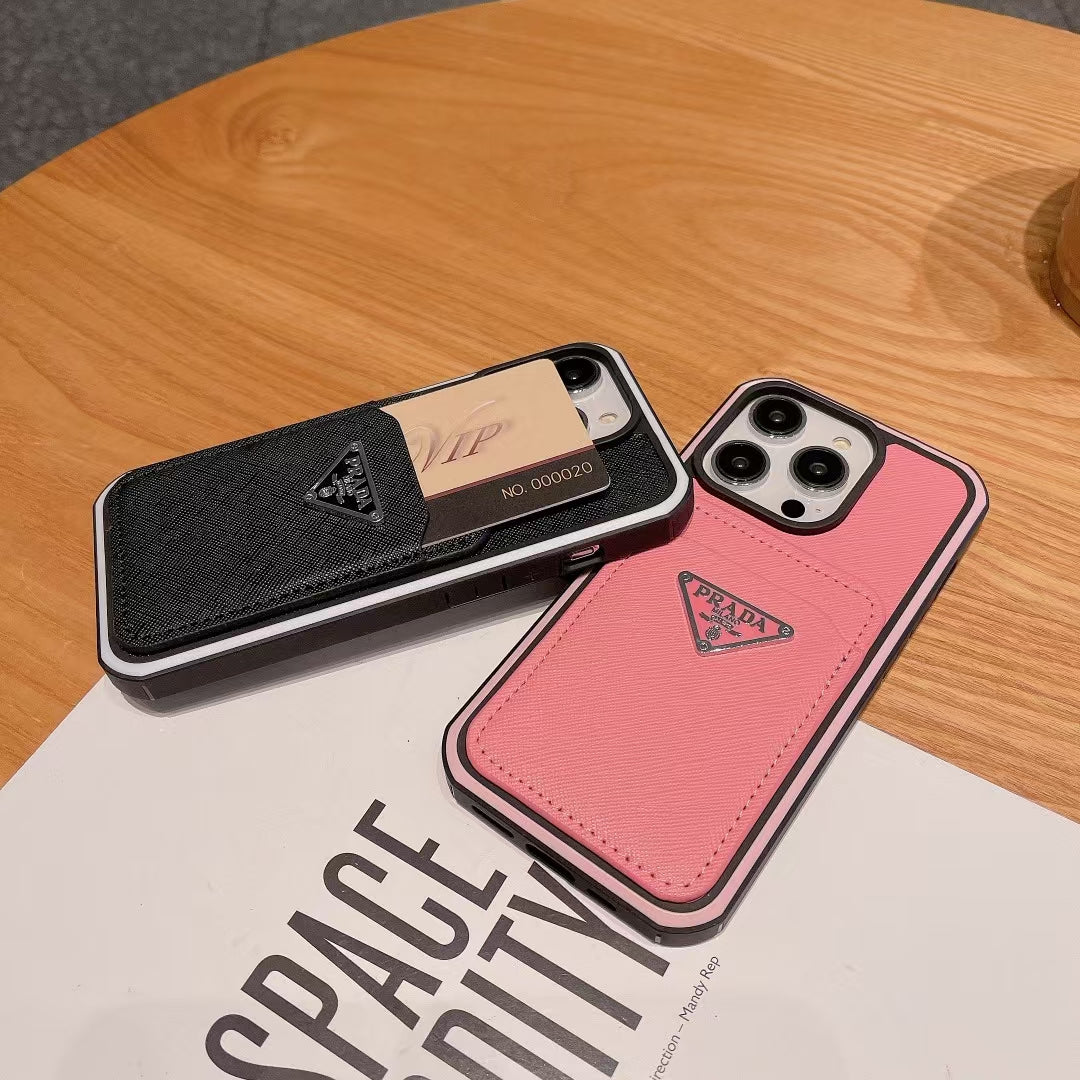 Luxury PR-Inspired Phone Case with Card Holder