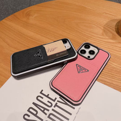 Luxury PR-Inspired Phone Case with Card Holder