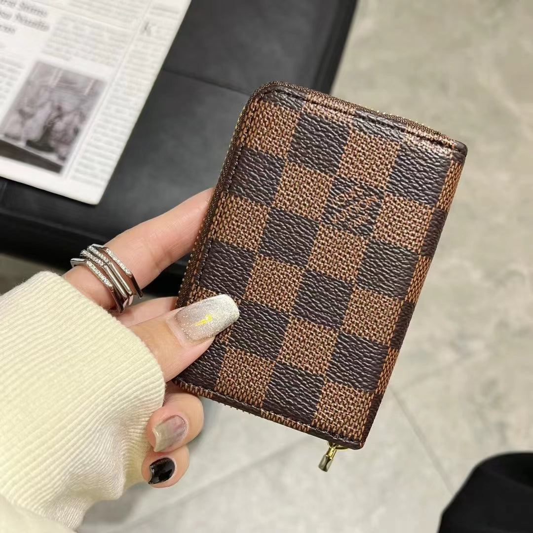 Luxury Monogram Zipper Wallet Collection – LV, GG, and BBR