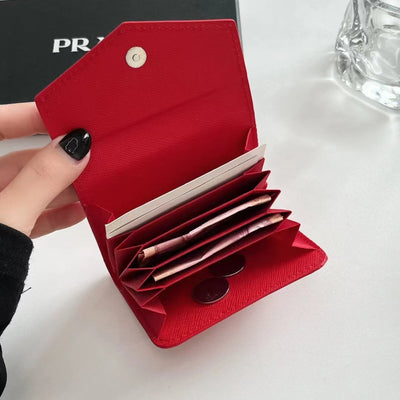 Designer-Inspired Envelope Card Holder Wallet for Women