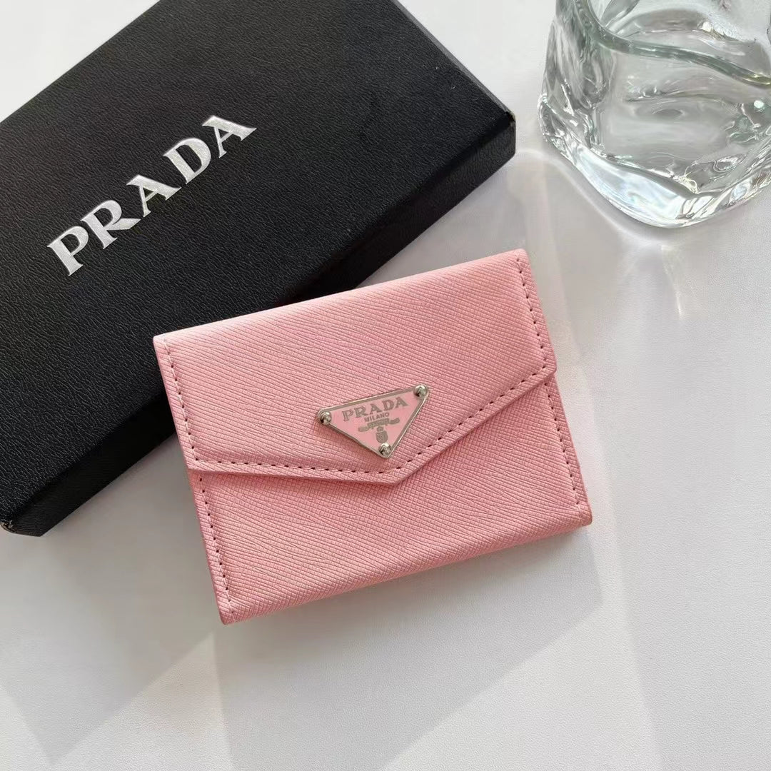 Designer-Inspired Envelope Card Holder Wallet for Women