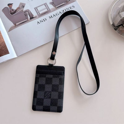 Luxury LV & GG Lanyard Card Holder with Monogram Style