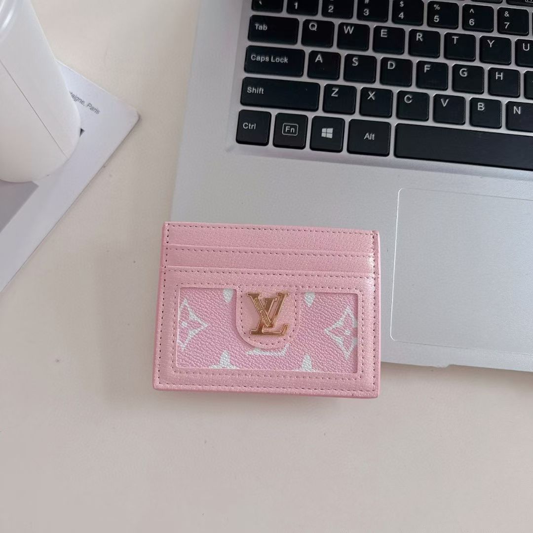 Luxury LV-Inspired Slim Card Holder Collection