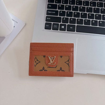 Luxury LV-Inspired Slim Card Holder Collection