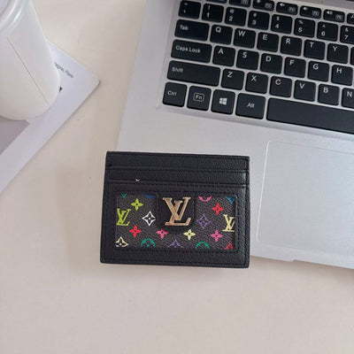 Luxury LV-Inspired Slim Card Holder Collection