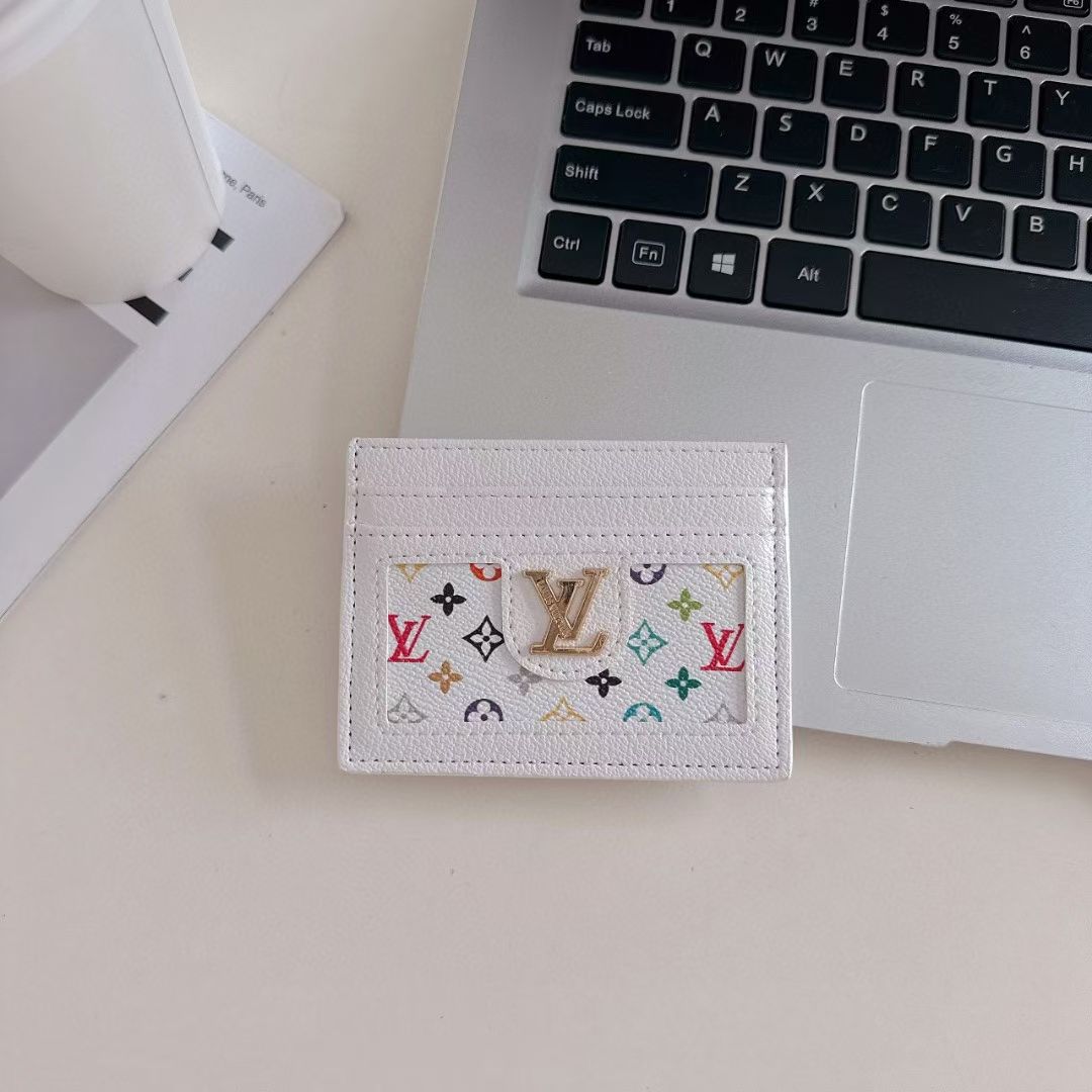 Luxury LV-Inspired Slim Card Holder Collection