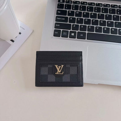 Luxury LV-Inspired Slim Card Holder Collection