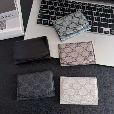 Luxury GG-Inspired Mini Wallet