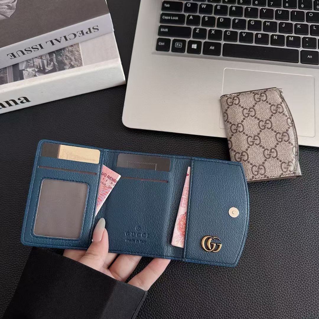 Luxury GG-Inspired Mini Wallet