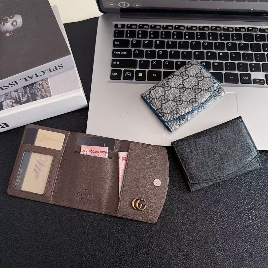 Luxury GG-Inspired Mini Wallet