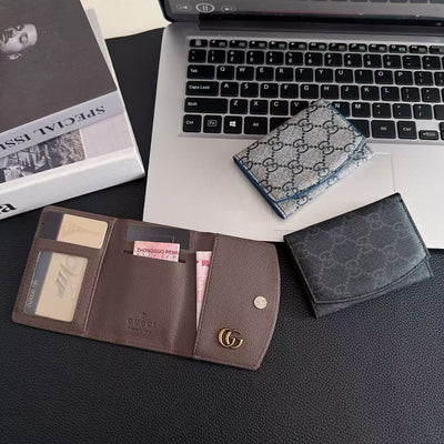 Luxury GG-Inspired Mini Wallet
