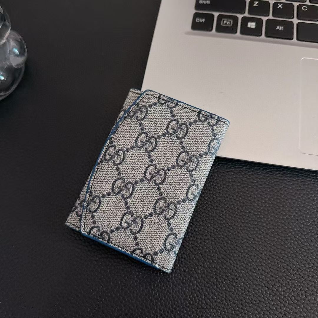 Luxury GG-Inspired Mini Wallet