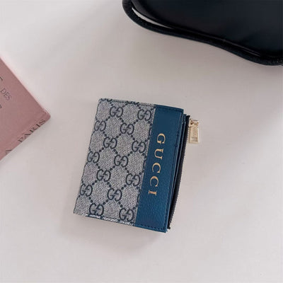 Luxury GG-Inspired Zipper Wallet Collection