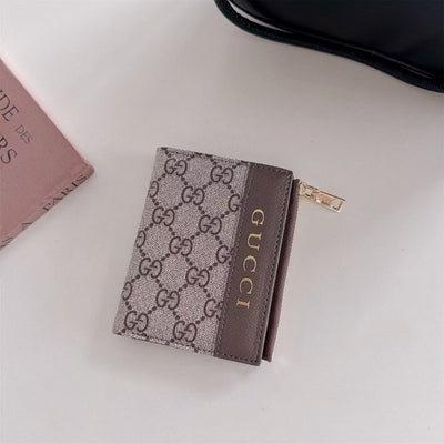 Luxury GG-Inspired Zipper Wallet Collection