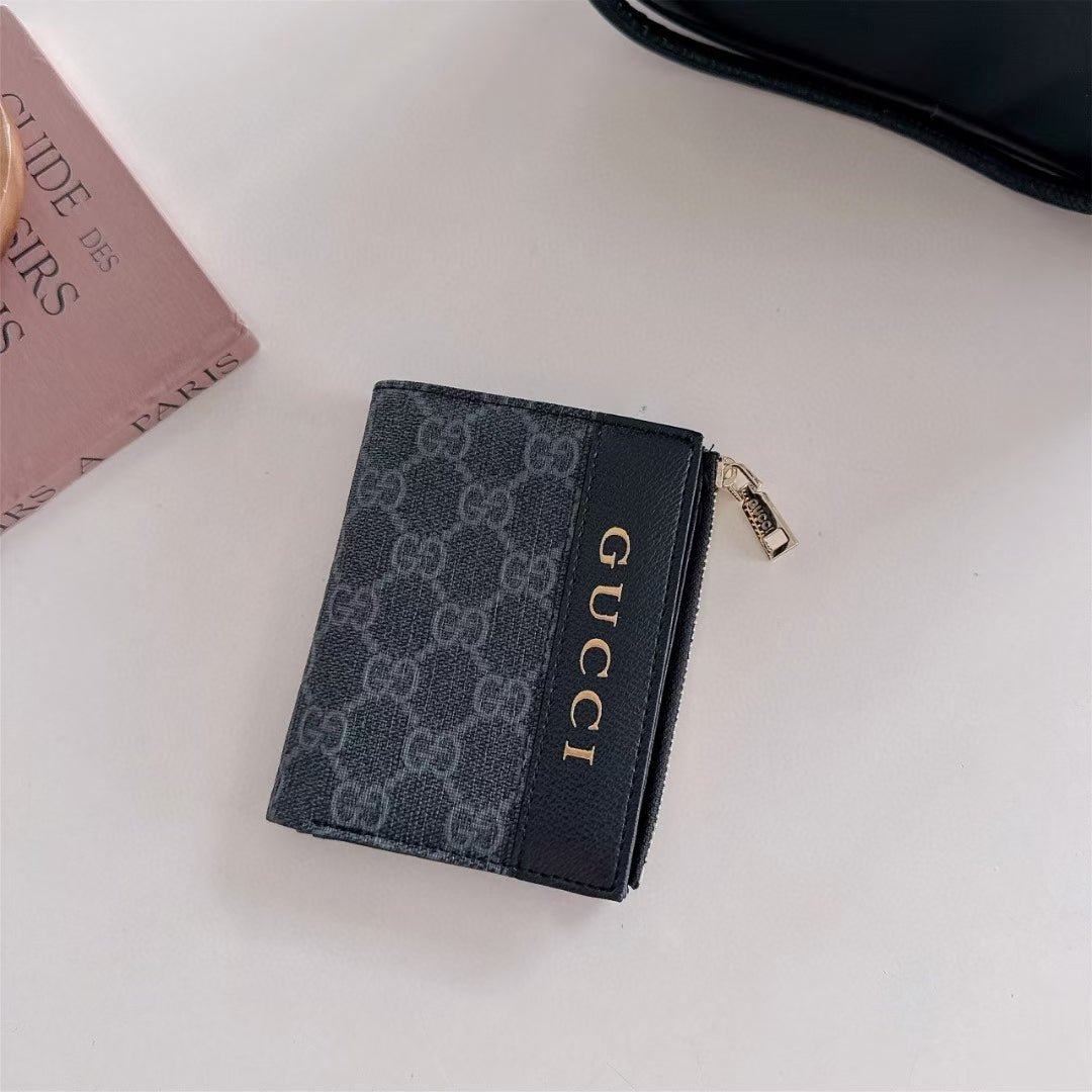 Luxury GG-Inspired Zipper Wallet Collection