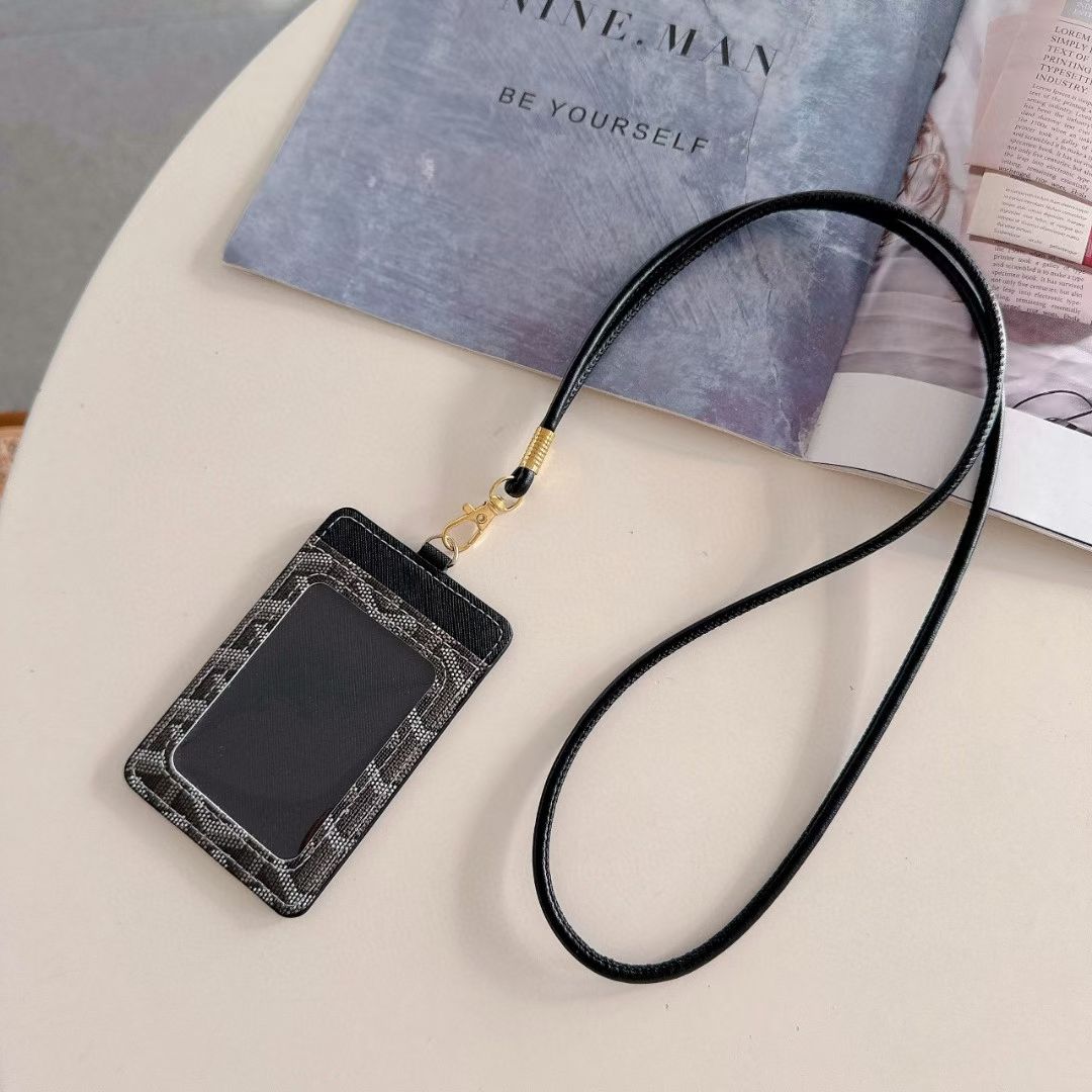 Luxury GY-Inspired Colorful Lanyard Card Holder