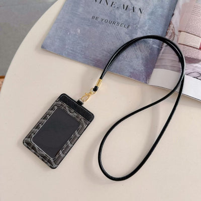 Luxury GY-Inspired Colorful Lanyard Card Holder
