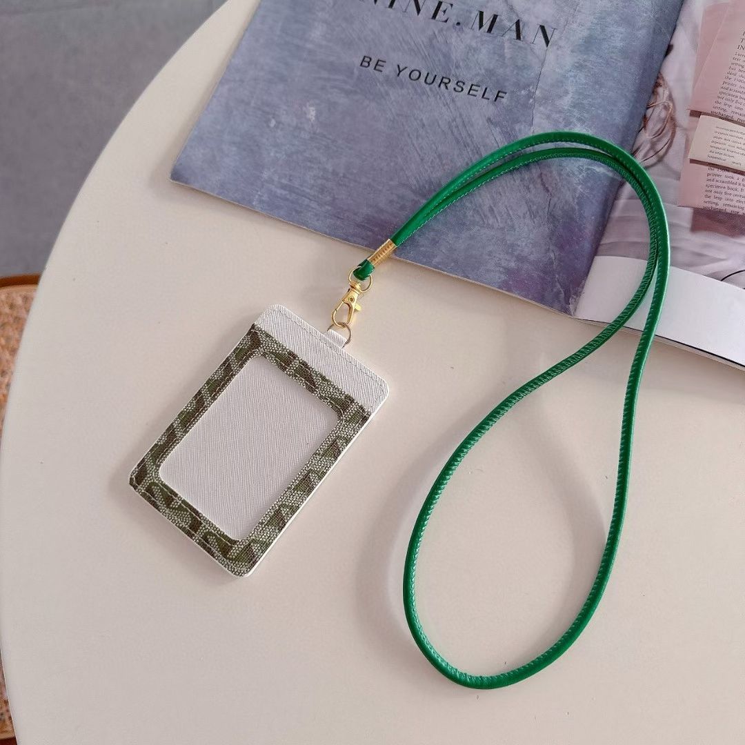 Luxury GY-Inspired Colorful Lanyard Card Holder