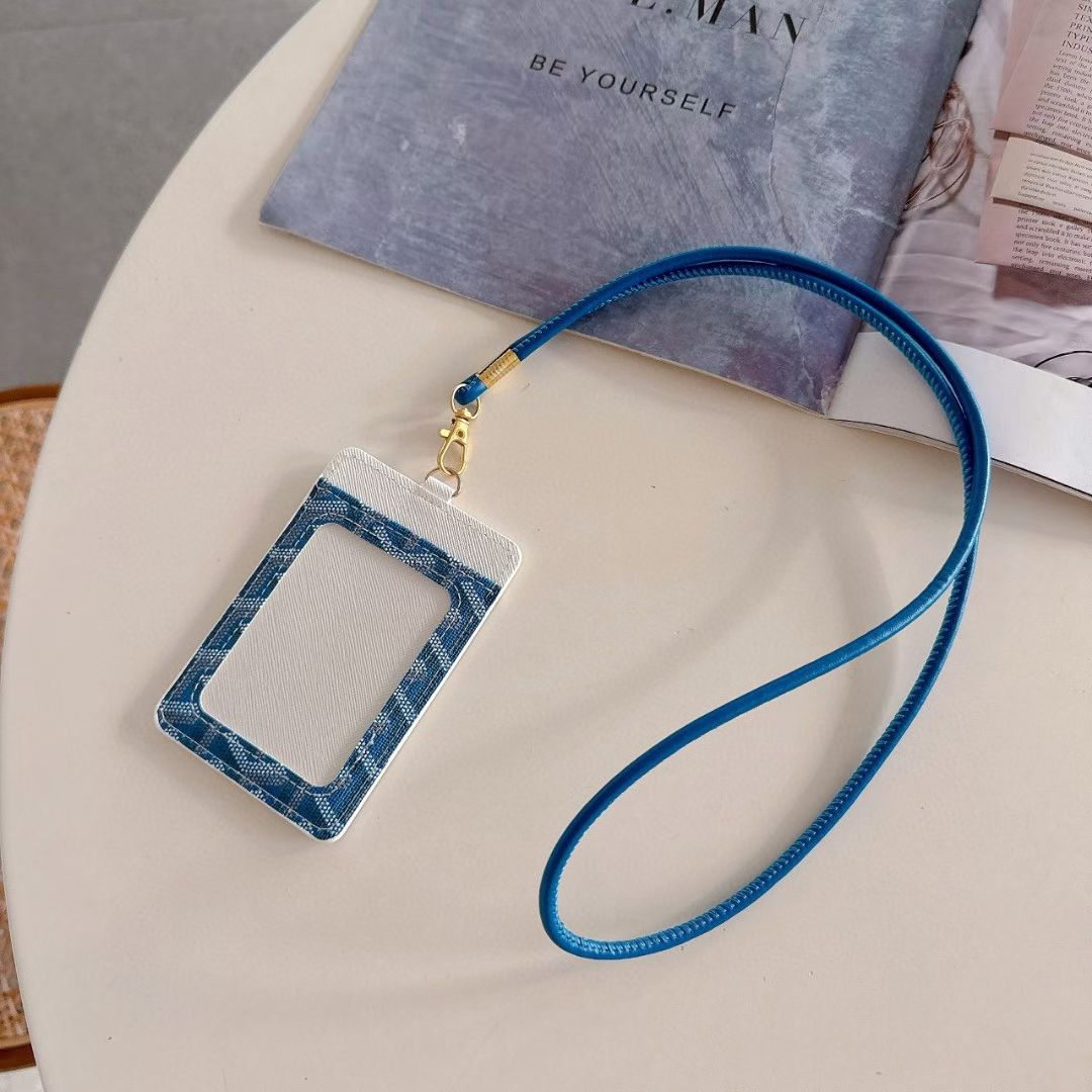 Luxury GY-Inspired Colorful Lanyard Card Holder