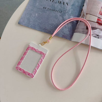 Luxury GY-Inspired Colorful Lanyard Card Holder