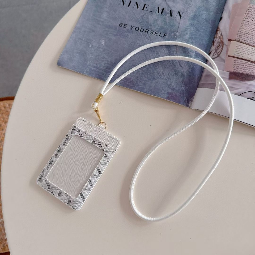 Luxury GY-Inspired Colorful Lanyard Card Holder