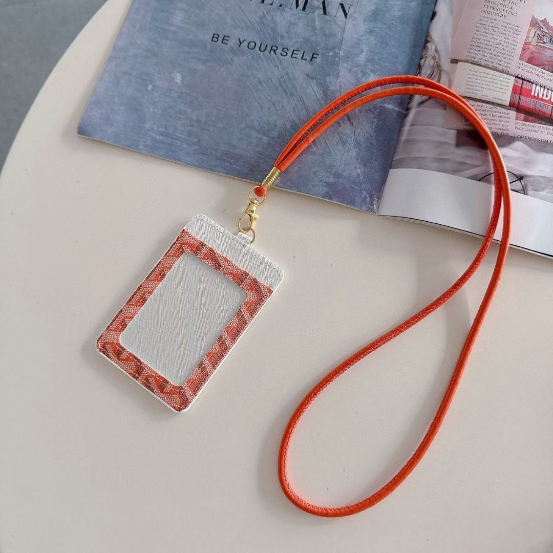 Luxury GY-Inspired Colorful Lanyard Card Holder