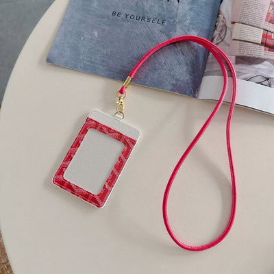 Luxury GY-Inspired Colorful Lanyard Card Holder