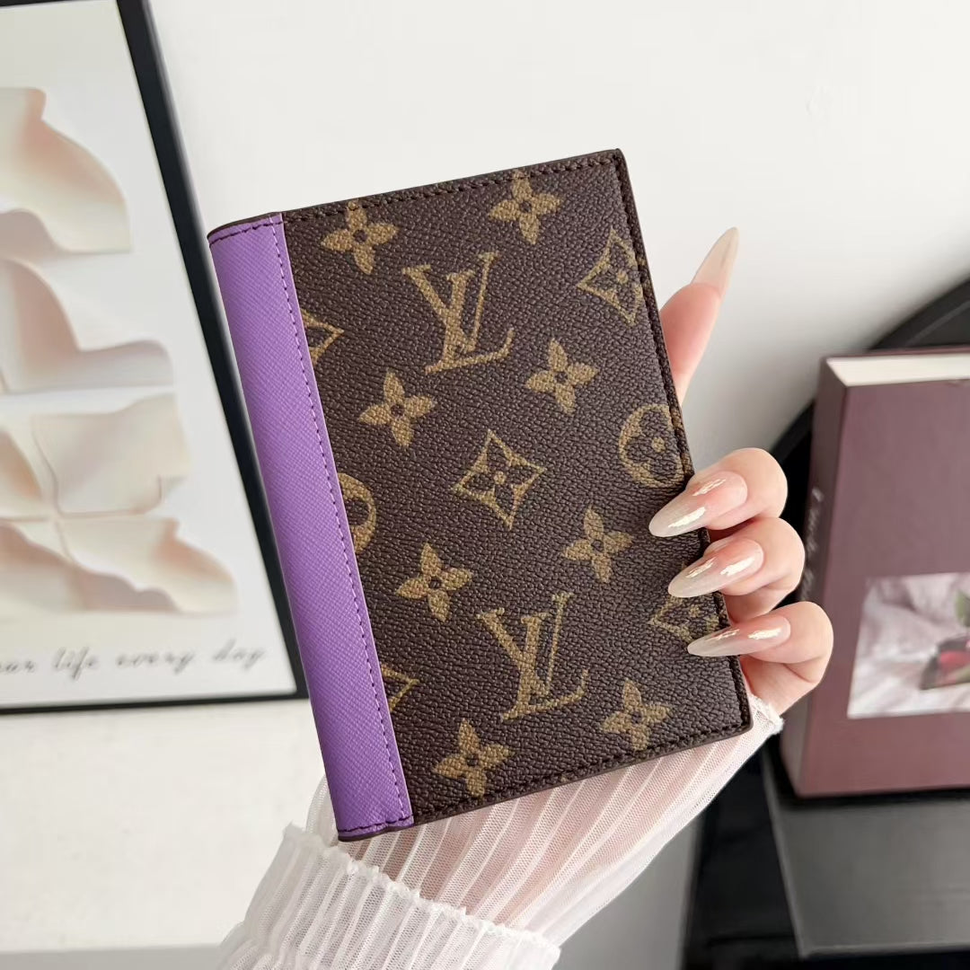 Luxury Monogram Passport Holder Wallet