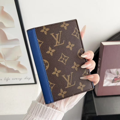 Luxury Monogram Passport Holder Wallet