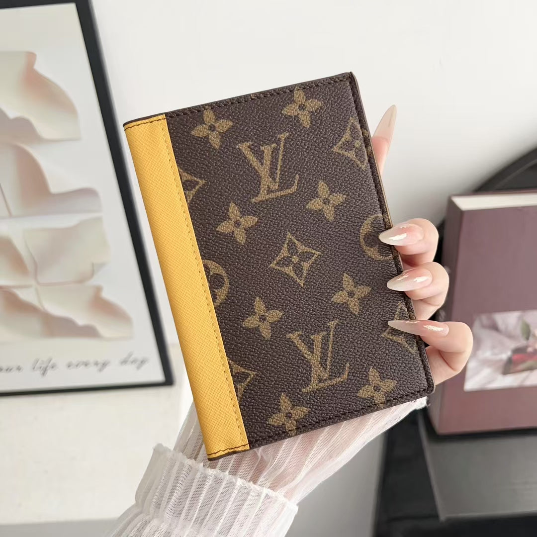 Luxury Monogram Passport Holder Wallet