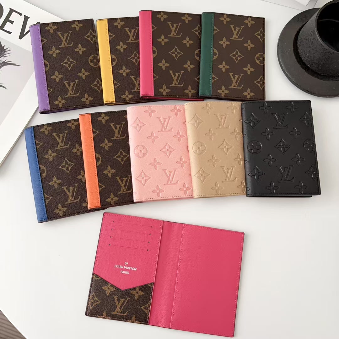 Luxury Monogram Passport Holder Wallet