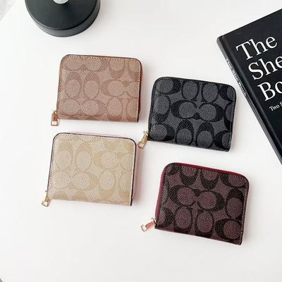 Luxury CH Zip Wallet Collection with Classic Pattern