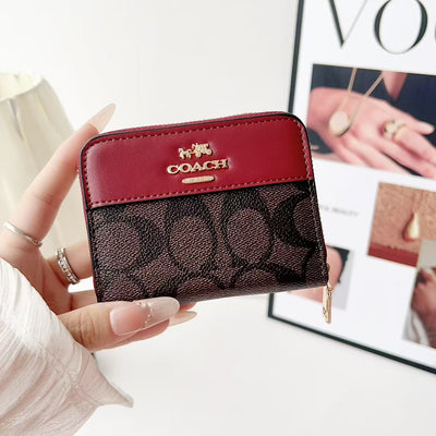 Luxury CH Zip Wallet Collection with Classic Pattern