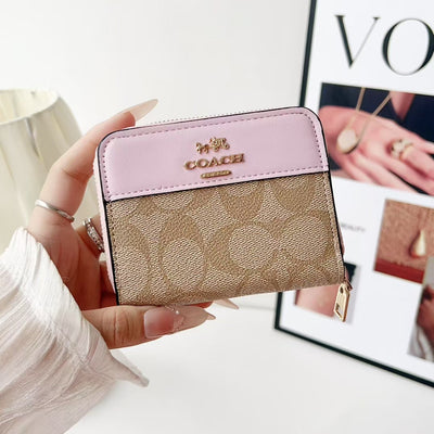 Luxury CH Zip Wallet Collection with Classic Pattern