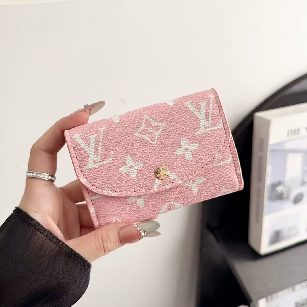 Luxury Monogram Compact Wallet Collection