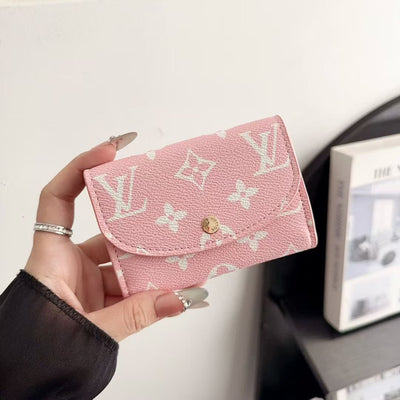 Luxury Monogram Compact Wallet Collection